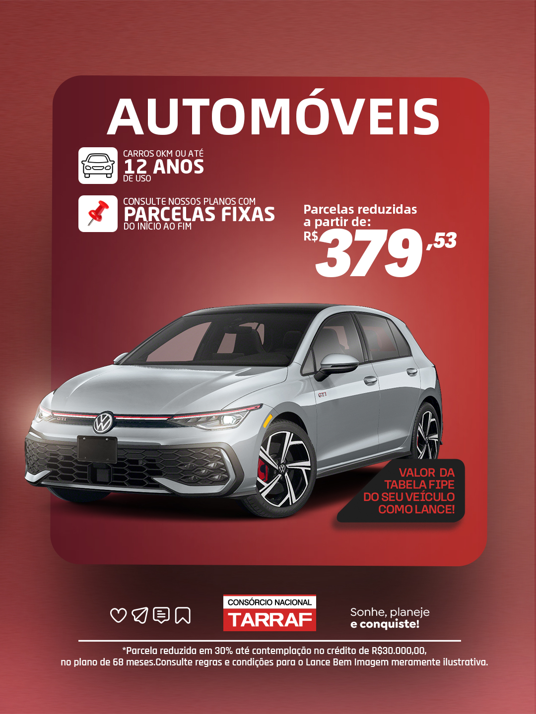 Consórcio para automóveis